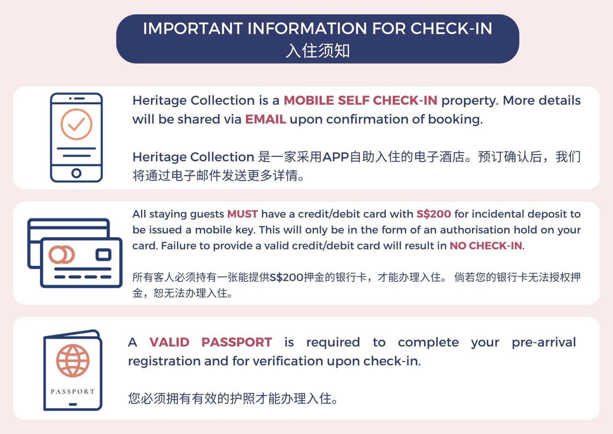 Heritage Collection On Seah - Mobile App Check-In Singapur Habitación foto